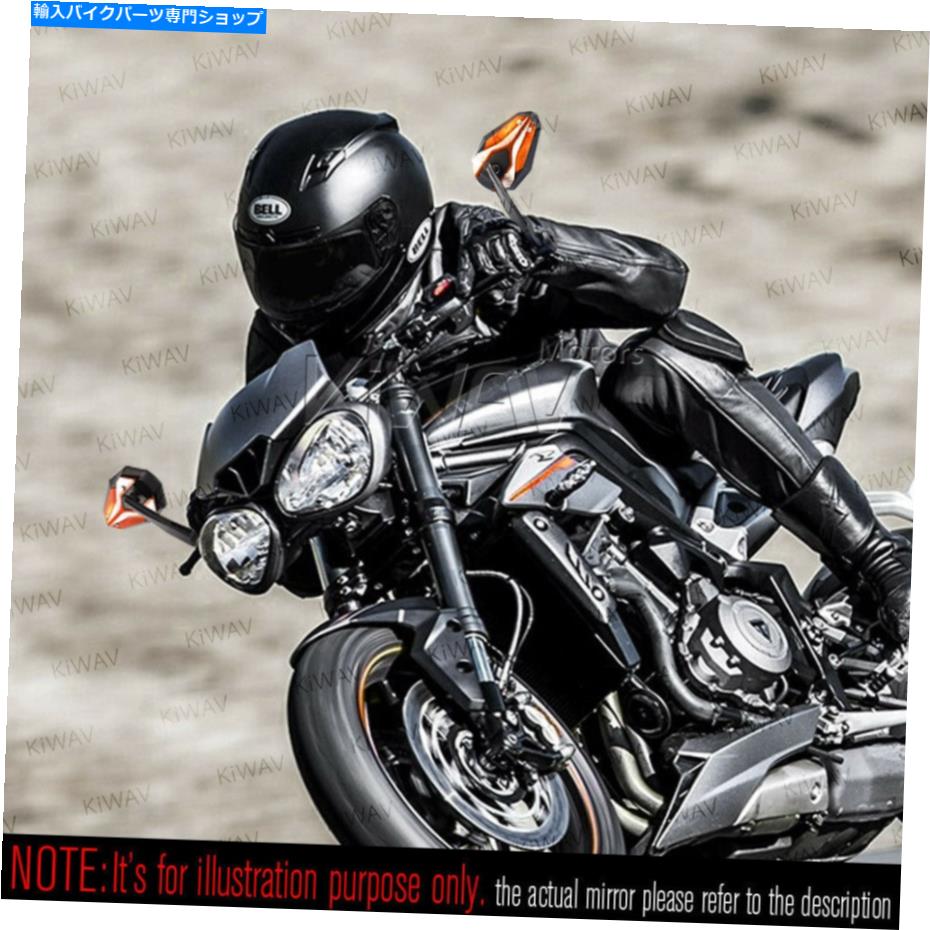 Mirror バーエンドミラーViperiiオレンジ12mmボルトオンフィットBMW R NINET S 1000 RR Bar end mirrors ViperII orange 12mm bolt-on fits BMW R nineT S 1000 RR【並行輸入品】｜Us Custom Parts Shop USDM