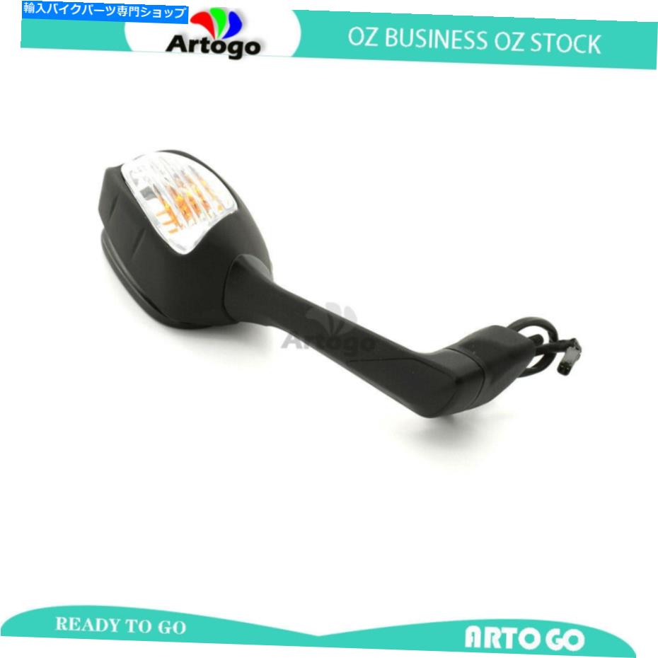 Mirror シグナルライトフィットスズキGSX R1000 2009の左手の背面図ミラー Left Hand Rear View Mirror With Signal Light Fit Suzuki GSX R1000 2009【並行輸入品】