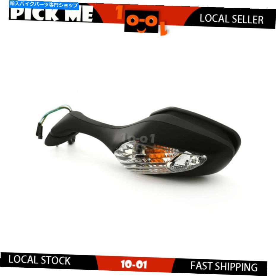 Mirror 信号ライトフィットホンダCBR1000RA 2012を持つ1倍の左手のバックミラー 1X Left Hand Rearview Mirror With Signal Light Fit Honda CBR1000RA 2012【並行輸入品】