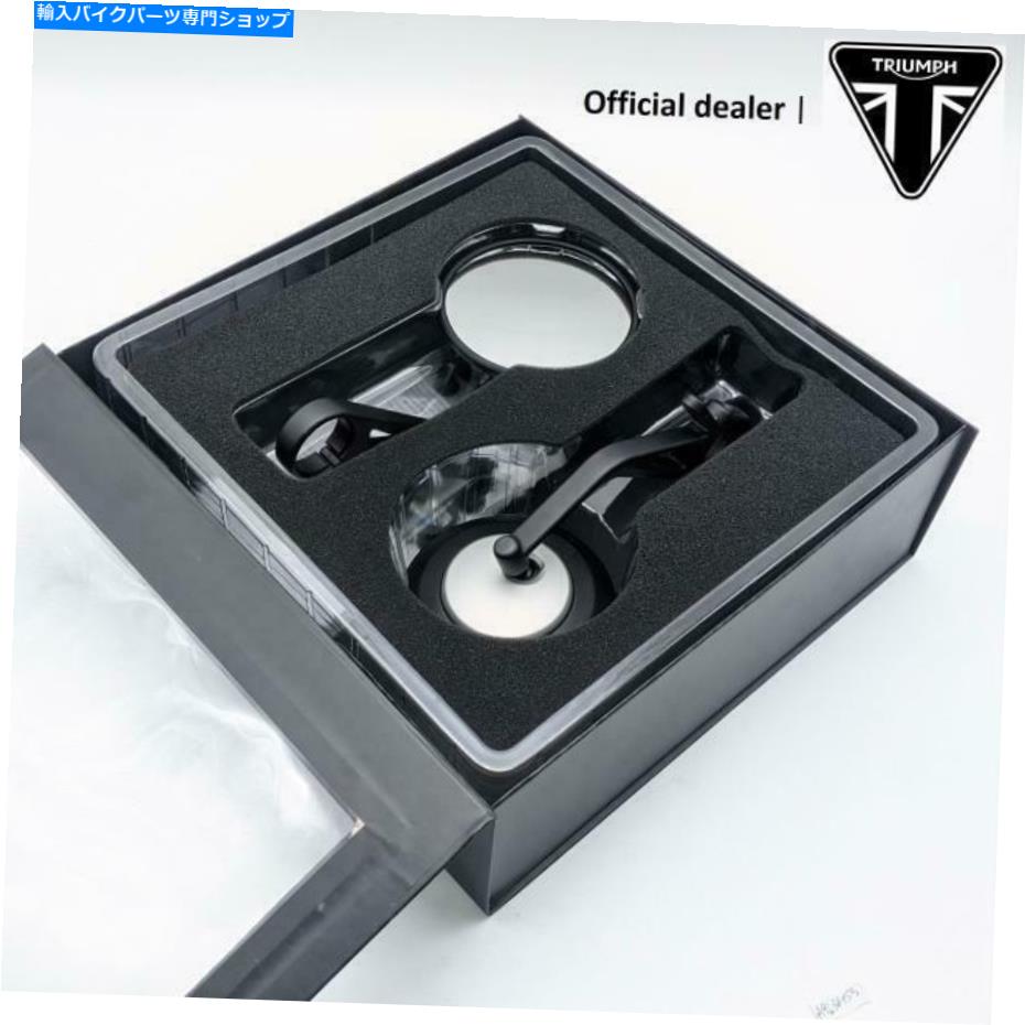 Mirror ミラーペアリアビューラウンドバーエンドA9638153 Triumph Street Scrambler Mirror Pair Rear View Round BAR End A9638153 TRIUMPH STREET SCRAMBLER【並行輸入品】|Us Custom Parts Shop USDM