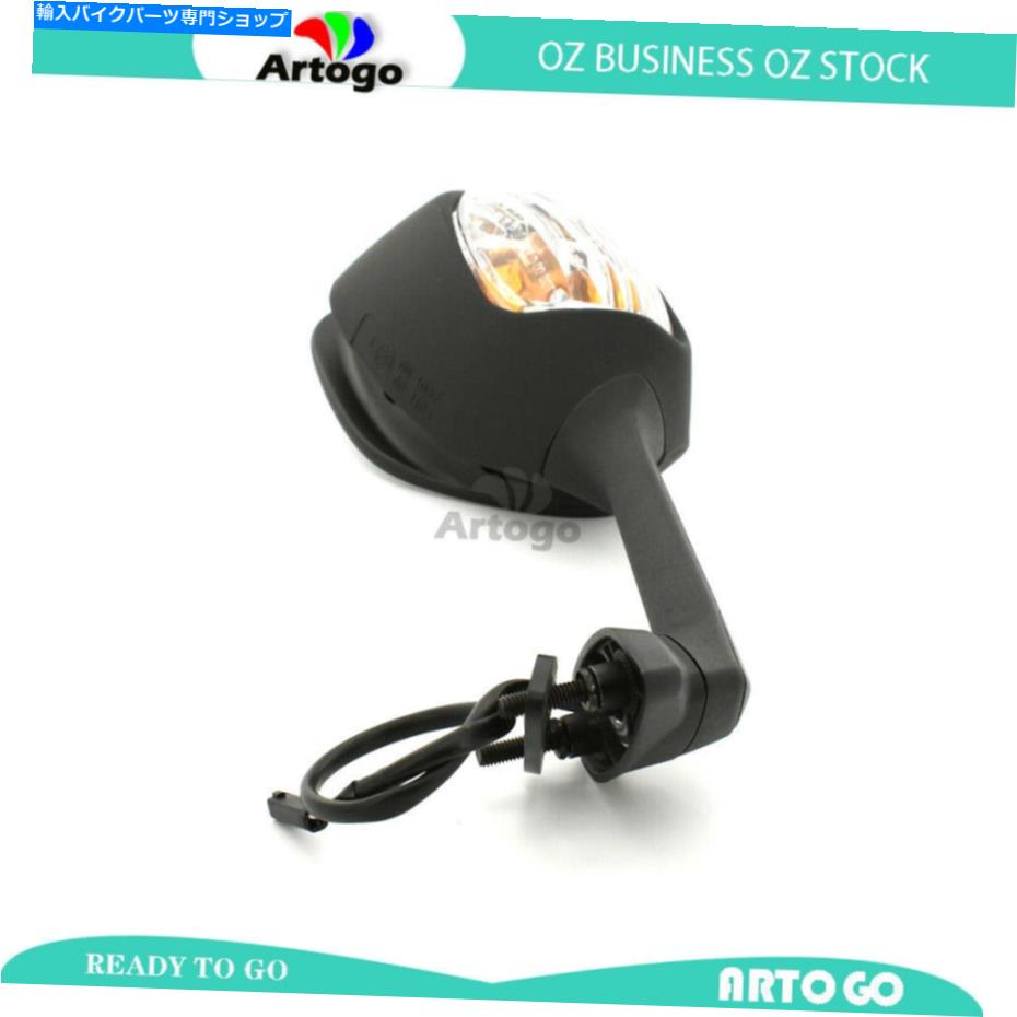 Mirror シグナルライトフィットスズキGSX R1000ZL3 2013の右側の背面図ミラー Right Hand Rear View Mirror With Signal Light Fit Suzuki GSX R1000ZL3 2013【並行輸入品】
