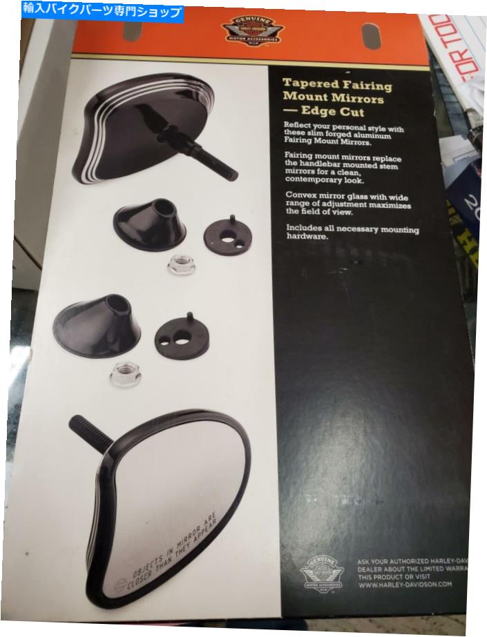 Mirror ニューエッジカットミラーフェアリングマウントハーレーフレックスストリートグライドウルトラバッガーOEM Bla New Edge Cut Mirrors Fairing Mount Harley FLHX Street Glide Ultra Bagger OEM Bla【並行輸入品】｜Us Custom Parts Shop USDM 51,043円