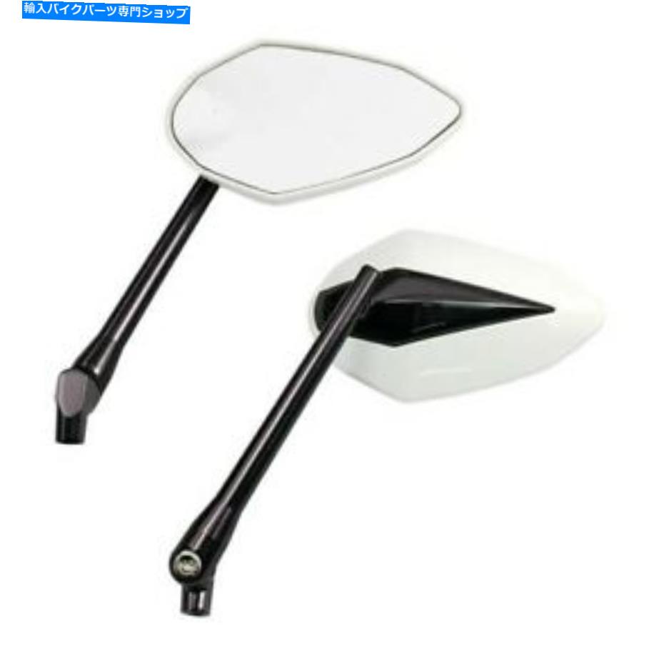 Mirror 1ペアミラーダブルデュース、ブラックホワイト、ハーレーダビッドソン 1 Pair Mirror Double Deuce, Black White, for Harley Davidson【並行輸入品】｜Us Custom Parts Shop USDM