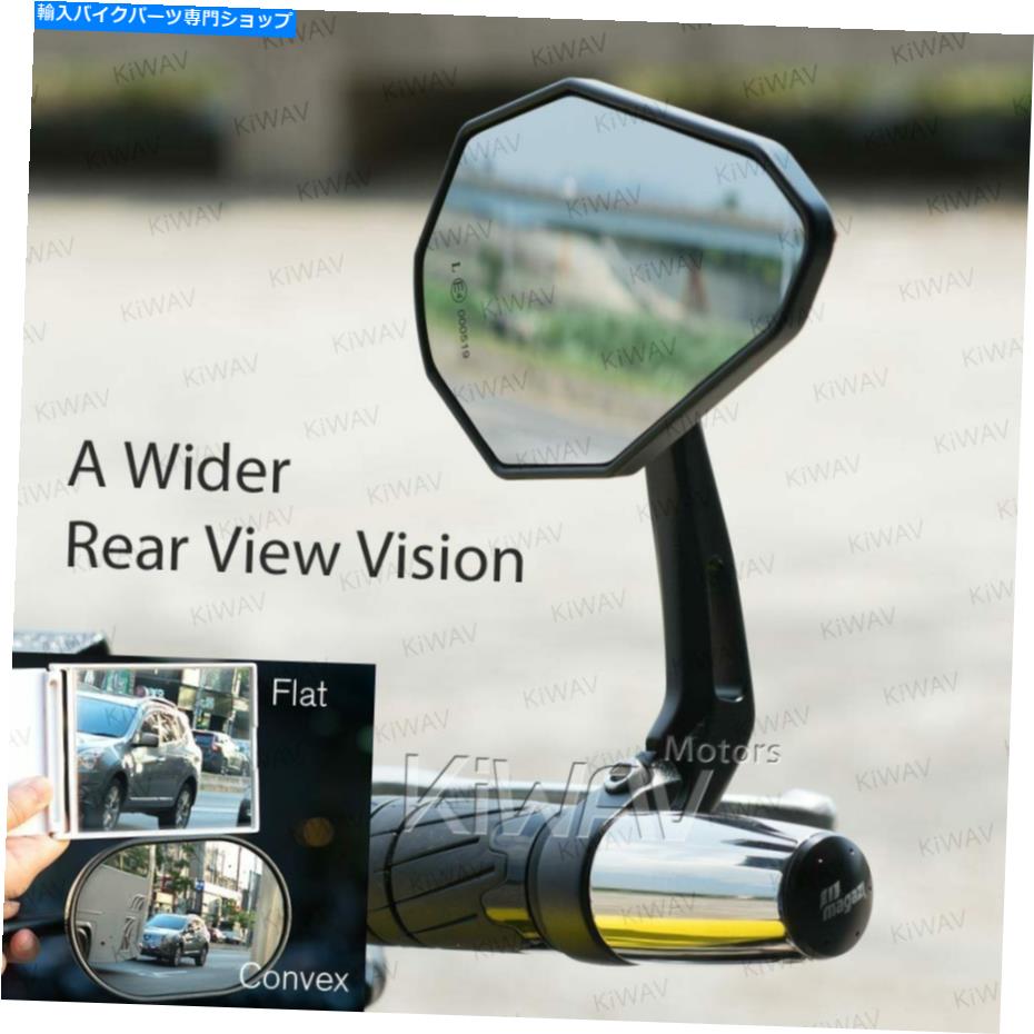 Mirror バーエンドミラーVIPERIIブラックオレンジベアのバーエンド6mmフィットTriumph Daytona 675 Bar end mirror ViperII black orange heavier bar end 6mm fits Triumph Daytona 675【並行輸入品】