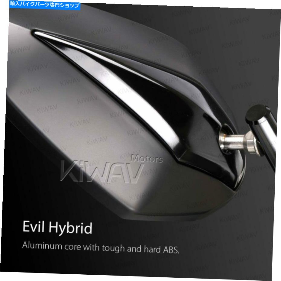 Mirror フェアリングミラーブラック毒クロムベースフィットDUCATI 959 1299パニゲール16 ' Fairing Mirrors black Venom chrome base fits Ducati 959 1299 Panigale 16'【並行輸入品】