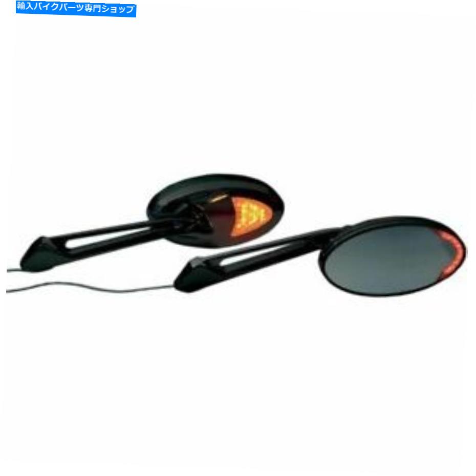 Mirror カスタムLEDミラーW /前部/リアアクセントライト（ペア）RIVCO Products BLK MirledBK Custom LED Mirror w/ Front/Rear Accent Lights (pair) Rivco Products Blk MIRLEDBK【並行輸入品】 58,335円