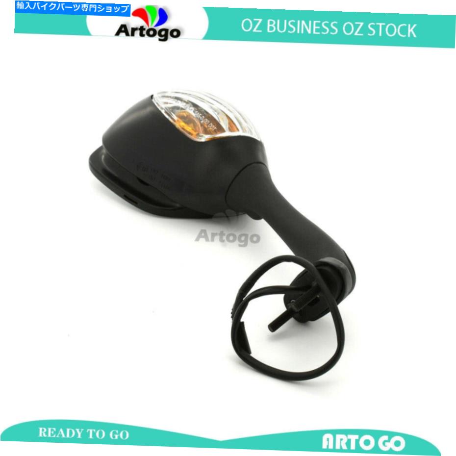 Mirror シグナルライトフィットスズキGSX R750 2006-2009 2010 Right Hand Rear View Mirror With Signal Light Fit Suzuki GSX R750 2006-2009 2010【並行輸入品】