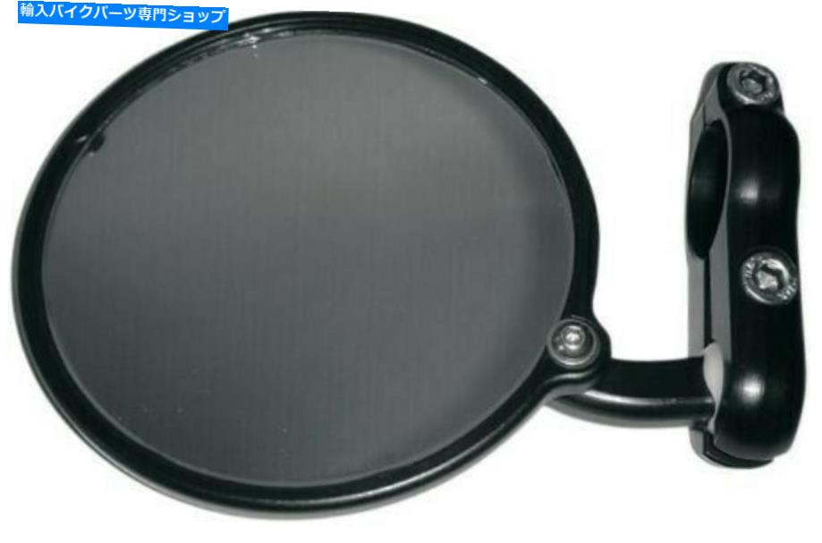 Mirror CRGブラック・ヒンドサイズ左バーエンドミラー CRG Black Hindsight Left Bar End Mirror【並行輸入品】|Us Custom Parts Shop USDM