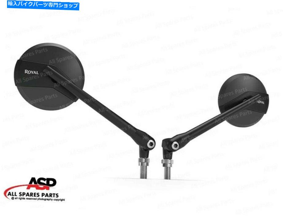 Mirror フィットロイヤルエンフィールドツーリングミラーキットインターセプター650 CCコンチネンタルGT 650 CC Fits Royal Enfield Touring Mirror Kit Interceptor 650 cc Continental GT 650 cc【並行輸入品】|Us Custom Parts Shop USDM