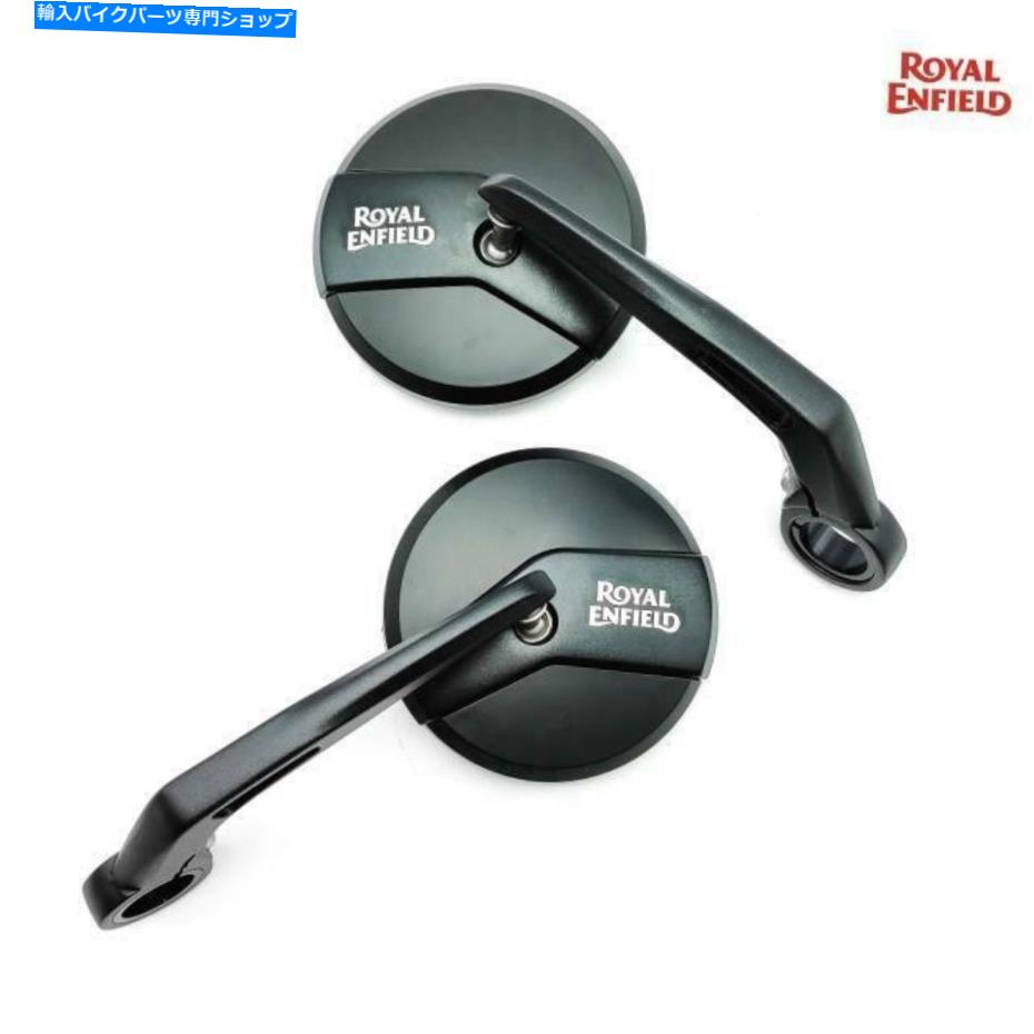 Mirror ミラーペアリアビューハンドルバーブラックオリジナル1990401ロイヤルエンフィールドGT 65 Mirror Pair Rear View Handlebar Black Original 1990401 ROYAL ENFIELD Gt 65【並行輸入品】