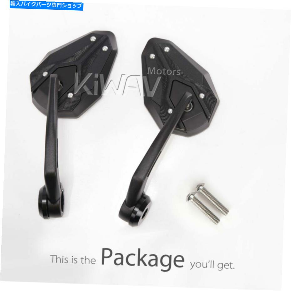 Mirror バーエンドミラーViperiiブラック8mmボルトスレッドバーフィットBMWホンダ Bar end mirrors VIPERII black 8mm bolt threaded bar fits BMW Honda【並行輸入品】｜Us Custom Parts Shop USDM