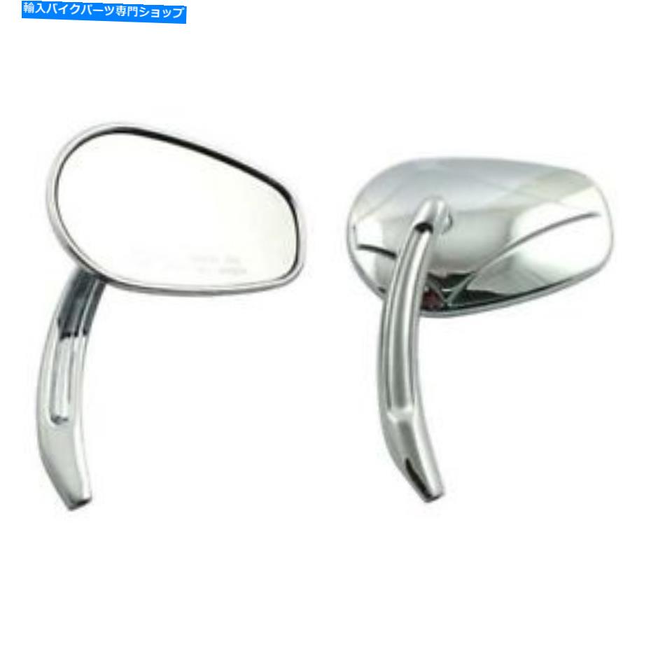 Mirror 1ペアミラーダボスクローム、ハーリーダビッドソン 1 Pair Mirror Daboss Chrome, for Harley Davidson【並行輸入品】|Us Custom Parts Shop USDM