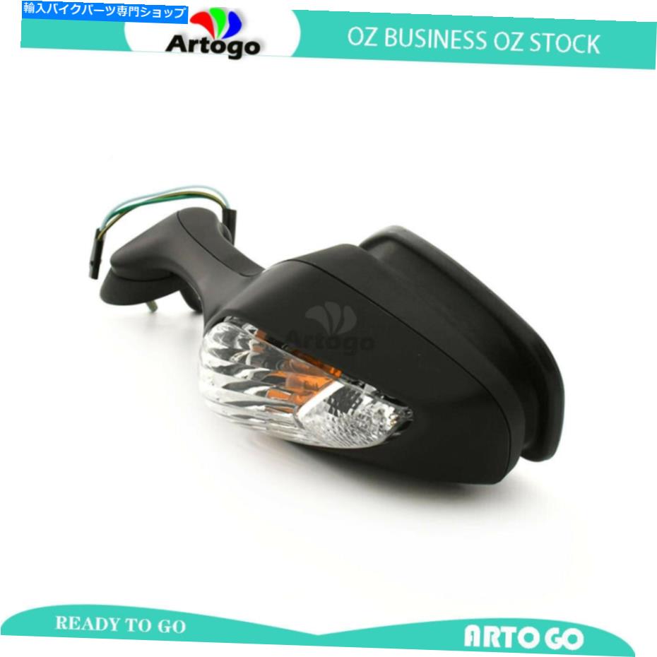 Mirror 信号ライト付き1xバックミラー左ハンドフィットホンダCBR1000RA 2009 2010 1X Rearview Mirror With Signal Light Left Hand Fit Honda CBR1000RA 2009 2010【並行輸入品】