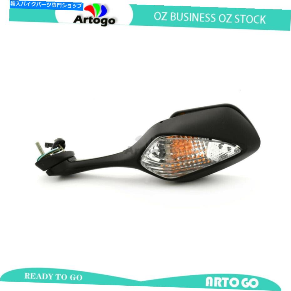 Mirror 信号照明付きバックミラー右ハンドフィットホンダCBR1000 2008 2009 2010 Rearview Mirror With Signal Light Right Hand Fit Honda CBR1000 2008 2009 2010【並行輸入品】