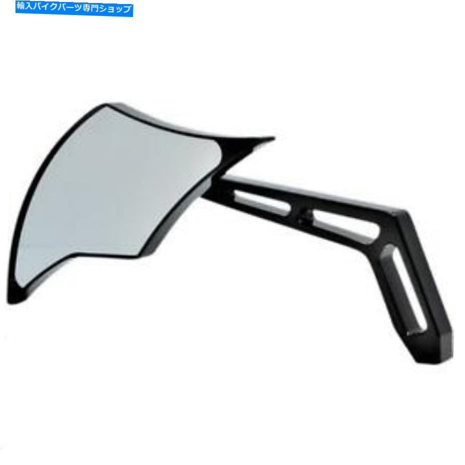 Mirror Pro-One Performance 102300AB大フレームミラー - 左 - 黒陽極酸化 Pro-One Performance 102300AB Large Flame Mirror - Left - Black Anodized【並行輸入品】｜Us Custom Parts Shop USDM