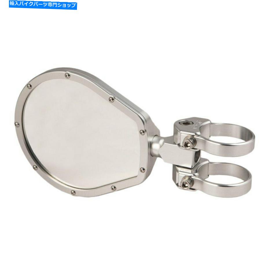 Mirror AXIA合金MOD6FSM-Cフラットサイドの明るいクリア陽極酸化サイドミラー Axia Alloys MOD6FSM-C Flat Side Bright Clear Anodized Side Mirror【並行輸入品】