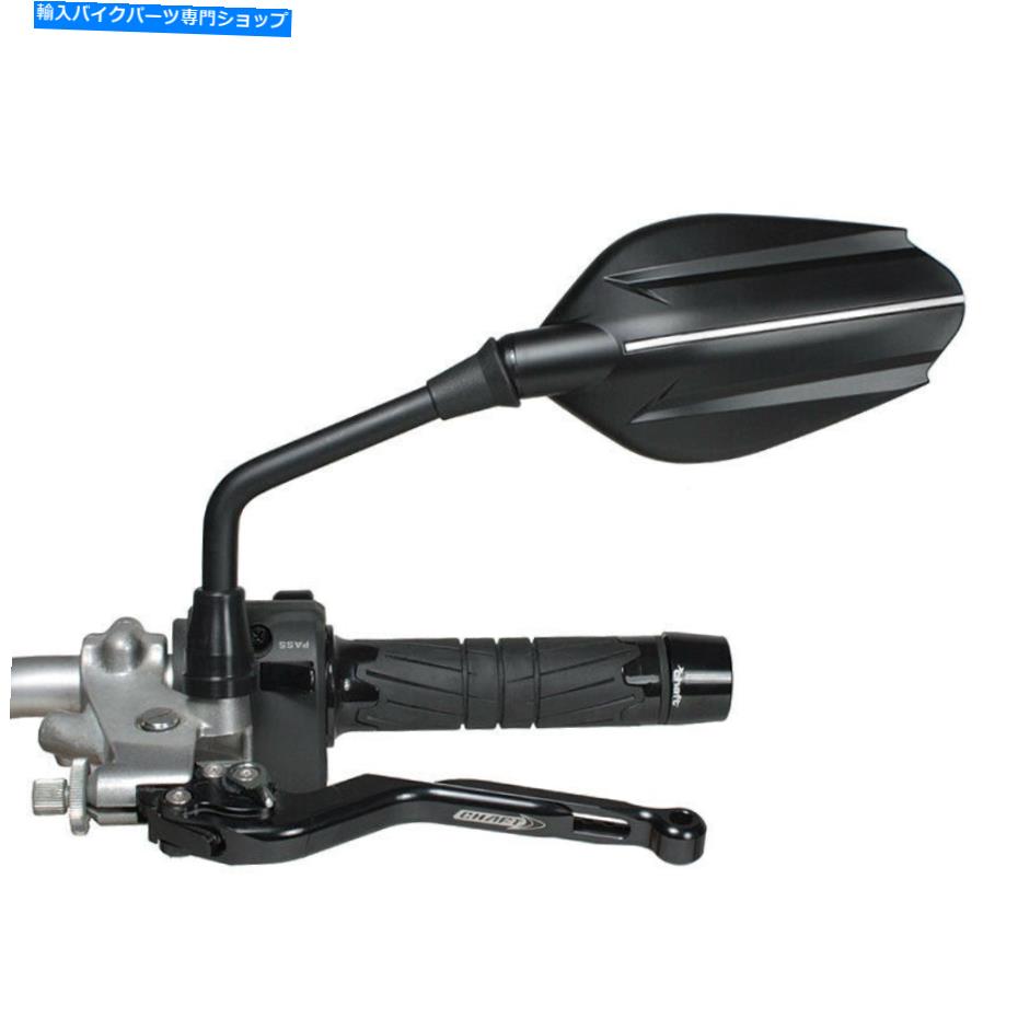 Mirror ミラーペアミラーオートバイ承認チャフトホワイトミラーユニバーサル Mirror Pair Mirrors Motorcycle Approved chaft Enjoy White Mirror Universal【並行輸入品】