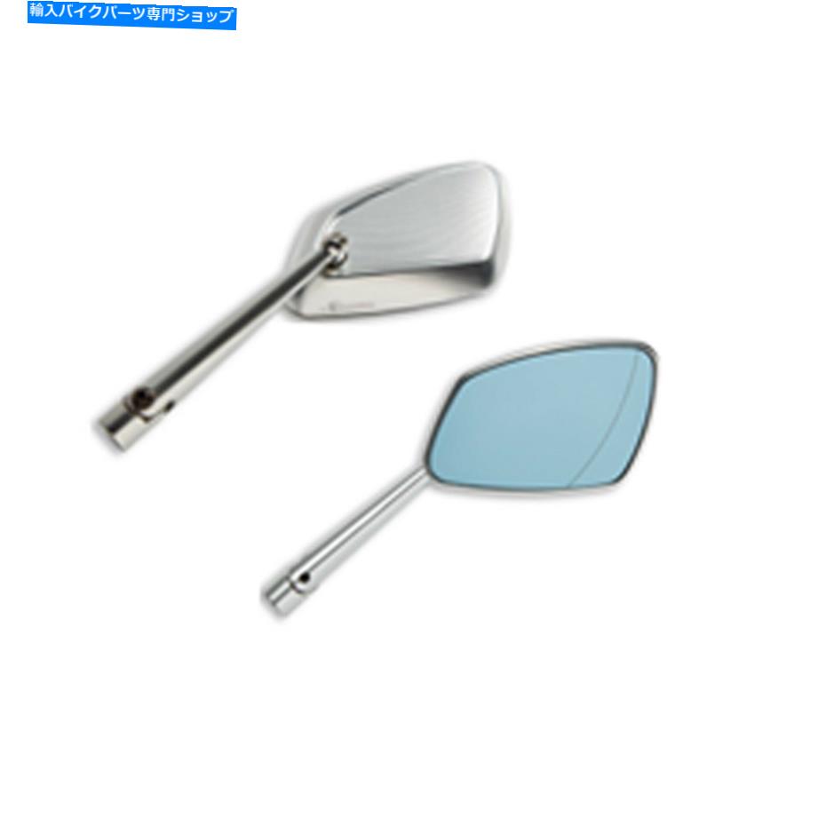 Mirror DUCATI RIZOMA SILVERアルミニウムミラーとアダプター/マルチスリスラダエンドゥーロ DUCATI RIZOMA SILVER ALUMINIUM MIRRORS AND ADAPTORS / MULTISTRADA ENDURO【並行輸入品】