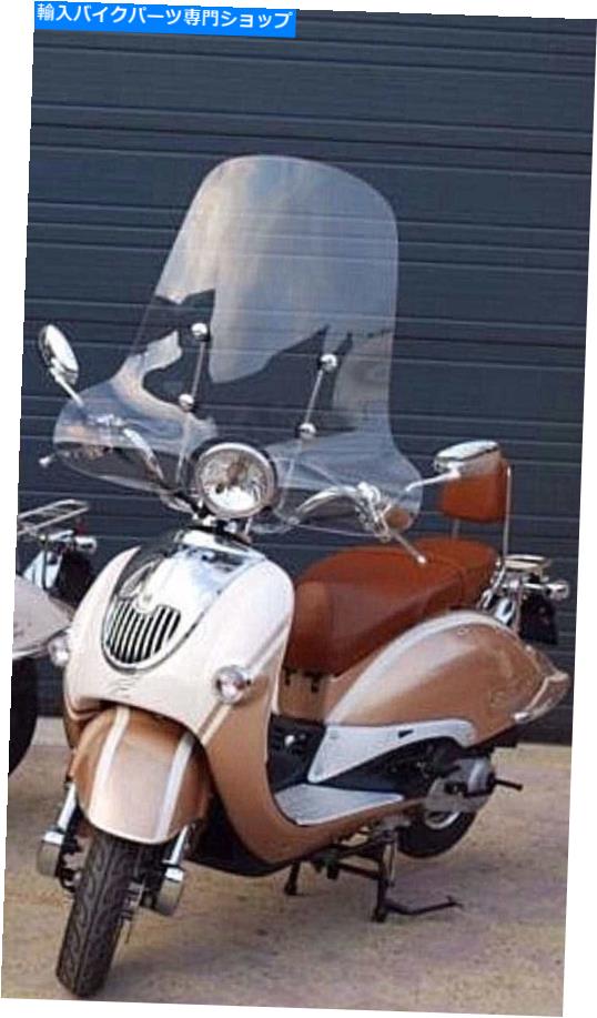 Windshield スクーターのフロントガラスのフロントウィンドスクリーンレチラースクーターZnen Scooter Windshield Windscreen Retroroller Scooter Znen【並行輸入品】