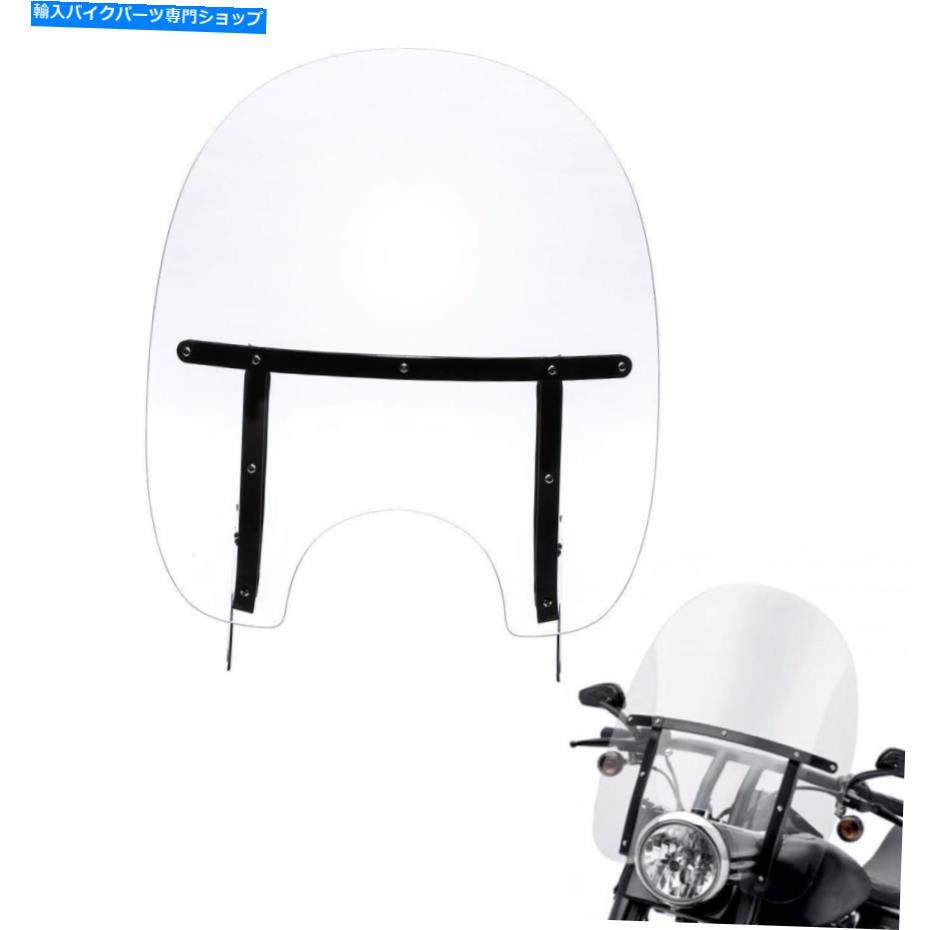 Windshield クリアPC Windshield WindscreenフィットHarley Road Kingスペシャルフリック1994-2021 Clear PC Windshield Windscreen Fit For Harley Road King Special FLHRXS 1994-2021【並行輸入品】