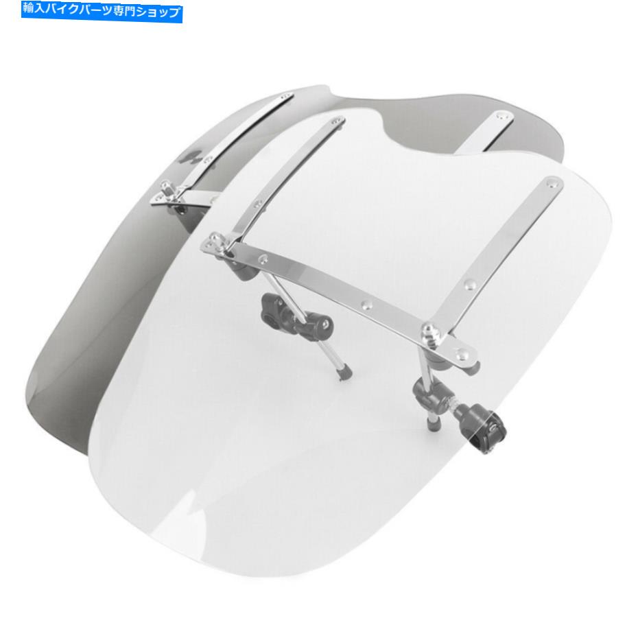 Windshield ハーリーダイナファットボーイソフト用オートバイフロントフロントガラスのフロントスケーン保護 Motorcycle Front Windshield Windscreen Protection For Harley Dyna Fatboy Softail【並行輸入品】