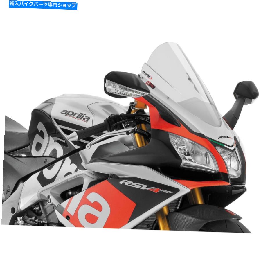 Windshield Aprilia RSV4 RF 2015-2018 PUIG 7614W Zレーシングクリアフロントスクリーン For Aprilia RSV4 RF 2015-2018 Puig 7614W Z-Racing Clear Windscreen【並行輸入品】
