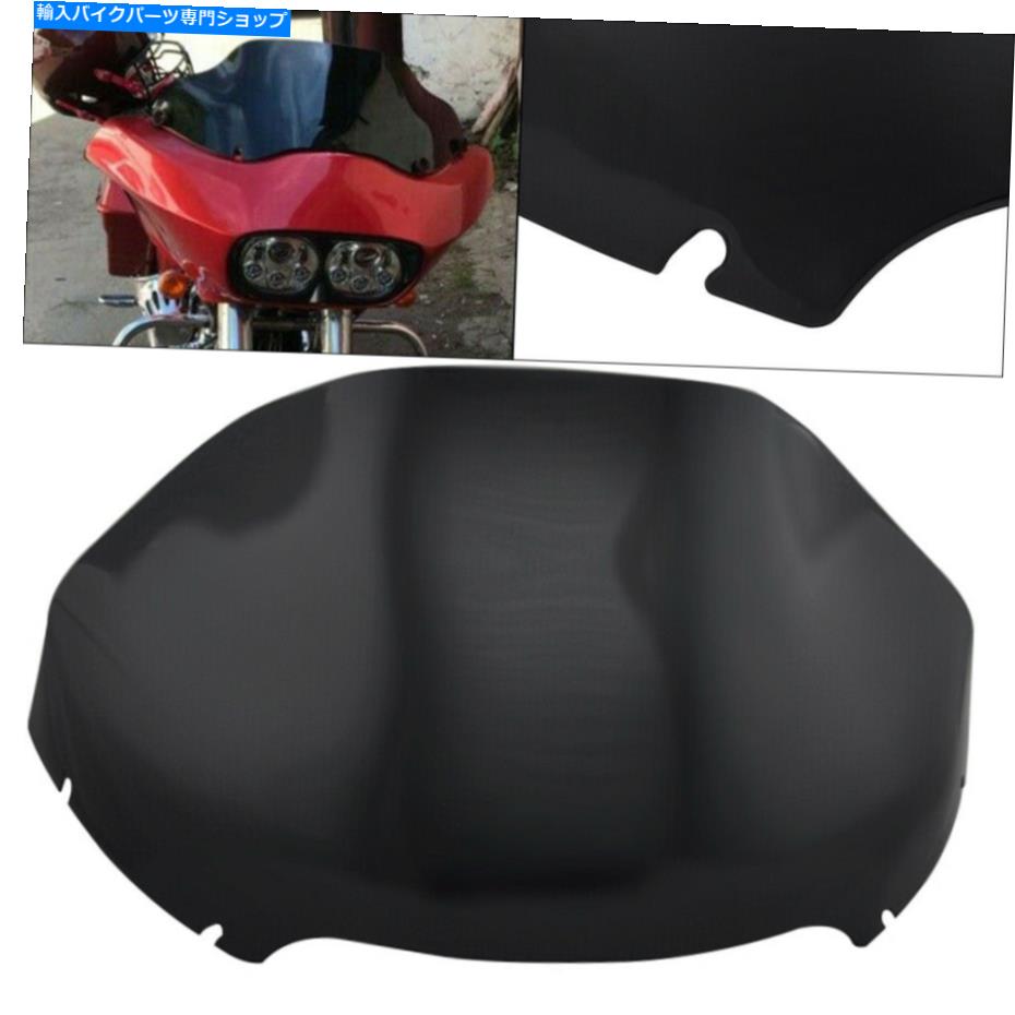 Windshield ブラック13 ''ハーレーロードグライドFltr Fltrx 2015-2019 Black 13'' Wave Windshield Windscreen For Harley Road Glide FLTR FLTRX 2015-2019【並行輸入品】
