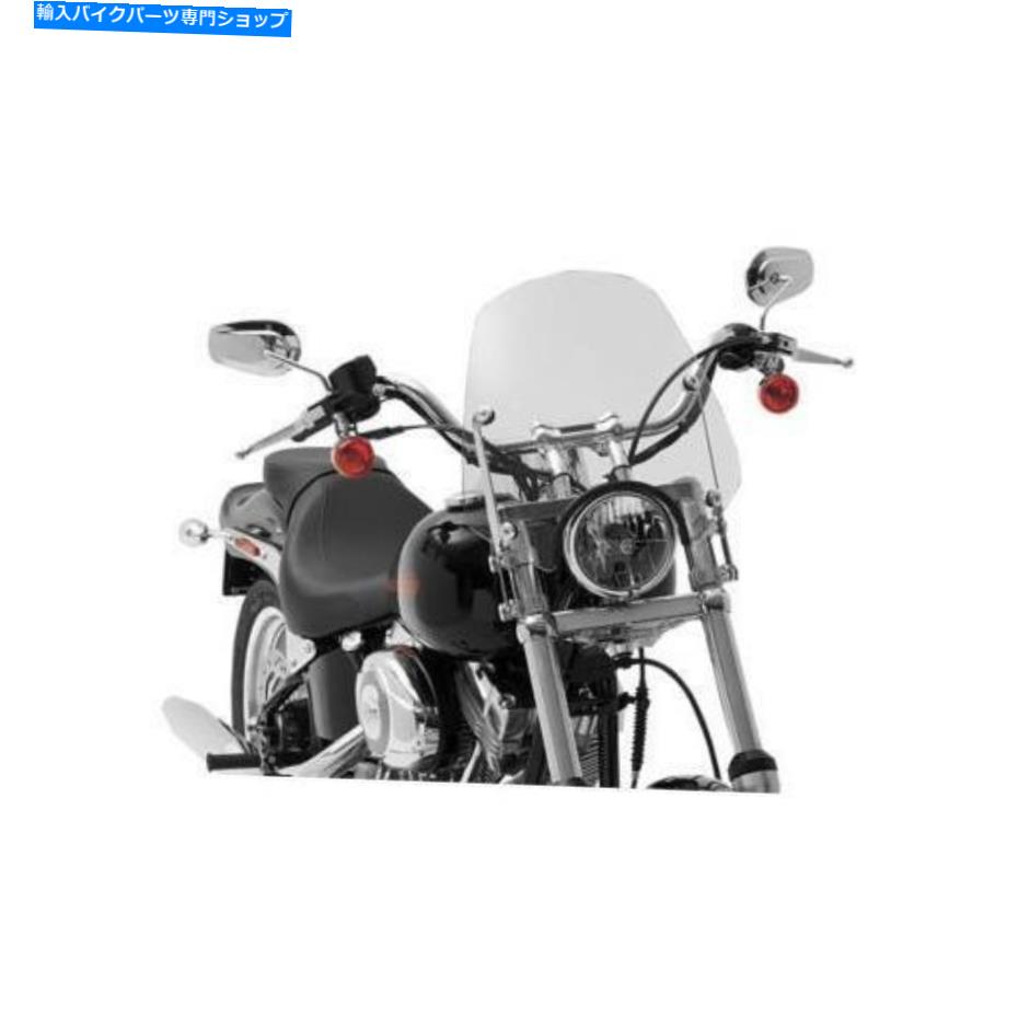Windshield メンフィスShades del Rey SportShield - 13 "2005-17 Flstn Softail Deluxe Memphis Shades Del Rey Sportshield - 13"H For 2005-17 FLSTN SOFTAIL DELUXE【並行輸入品】|Us Custom Parts Shop USDM