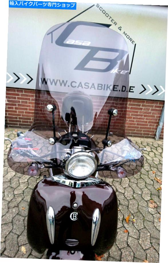 Windshield フロントガラスの色合いスクーターwindabweiser-windschutz Retrorollerスクーター Windshield Tinted Scooter Windabweiser-Windschutz Retroroller Scooter【並行輸入品】