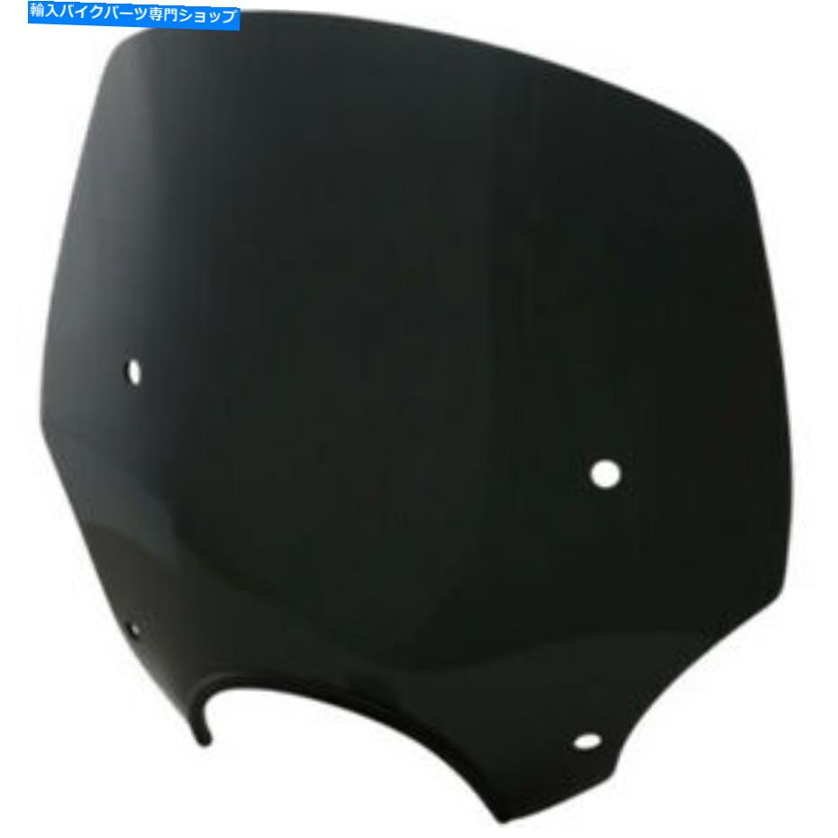 Windshield メンフィスシェードエルパソスポーツシールド15ダークブラックスモークウインドシールドハーレーソフト Memphis Shades El Paso Sportshield 15 Dark Black Smoke Windshield Harley Softail【並行輸入品】