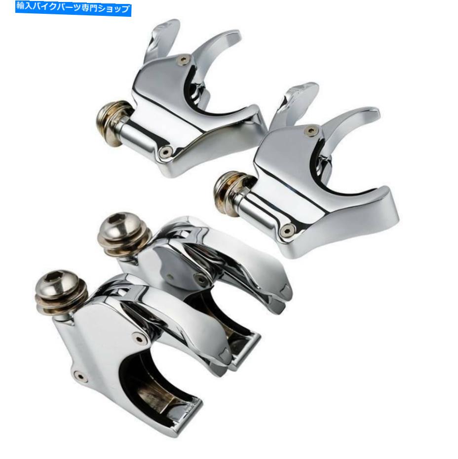 Windshield Harley Dyna低ライダーV-Rod VRSCA Sportster 1200のための49mm 4pcsのフロントガラスクランプ 49mm 4PCS Windshield Clamps For Harley Dyna Low Rider V-Rod VRSCA Sportster 1200【並行輸入品】|Us Custom Parts Shop USDM