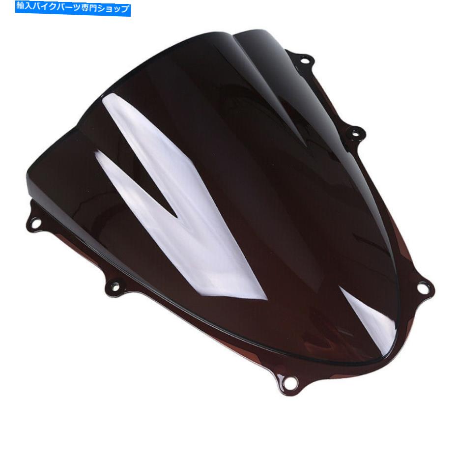 Windshield スズキK9 GSXR1000 2009-2010のための黒クリアオートバイのフロントガラスのウィンドスクリーン Black Clear Motorcycle Windshield Windscreen for Suzuki K9 GSXR1000 2009-2010【並行輸入品】