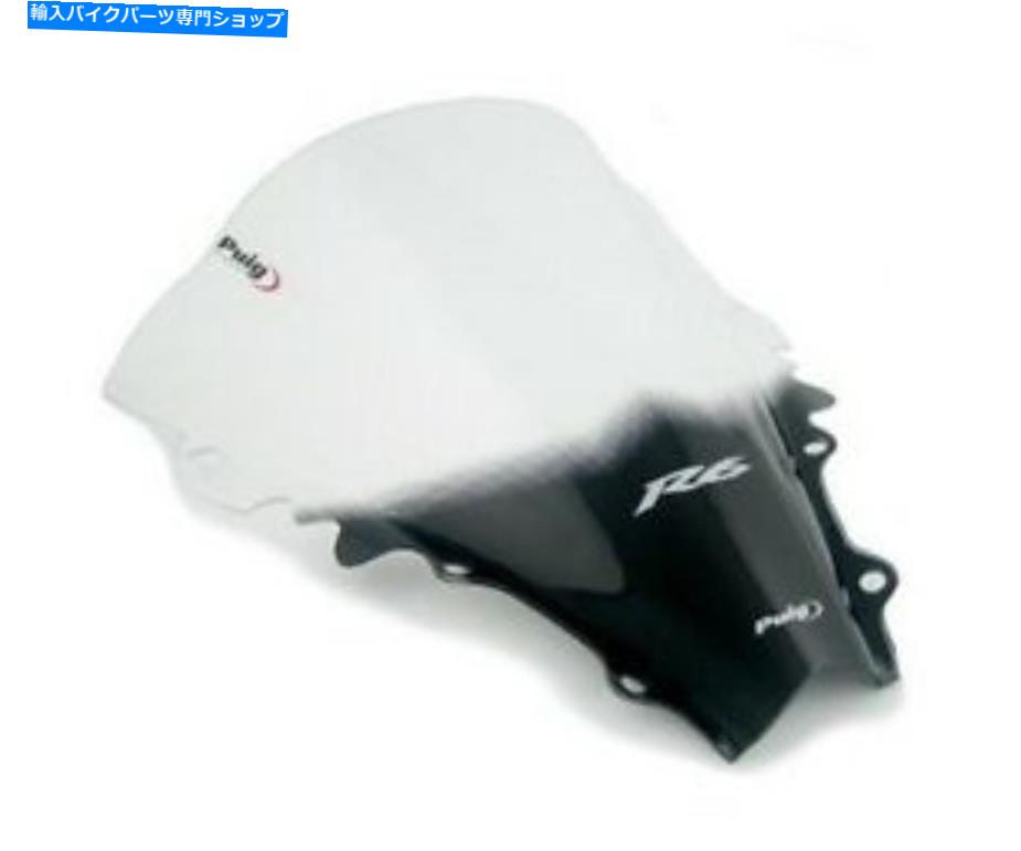 Windshield Puig Racing Windscreen 2006-2007ヤマハYZF-R6クリア/ 4059W Puig Racing Windscreen 2006-2007 Yamaha YZF-R6 Clear / 4059W【並行輸入品】