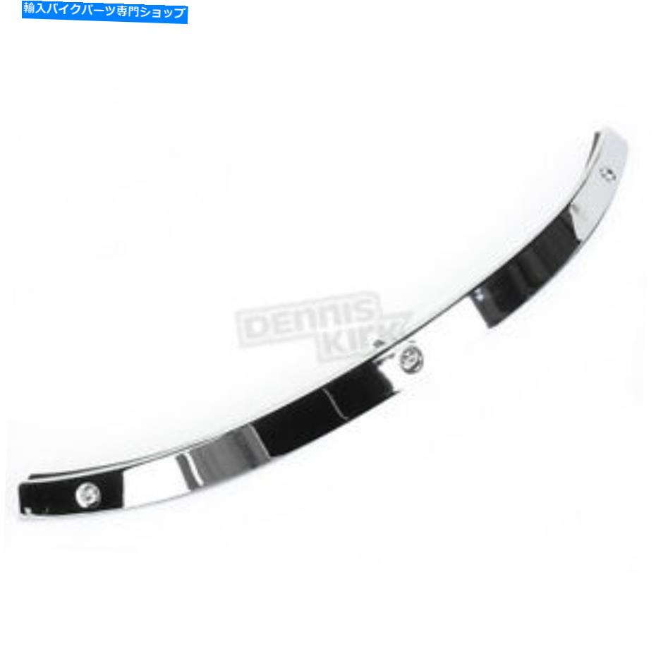Windshield クライャキンスムースクロームウインドシールドトリム - 1387 Kuryakyn Smooth Chrome Windshield Trim - 1387【並行輸入品】