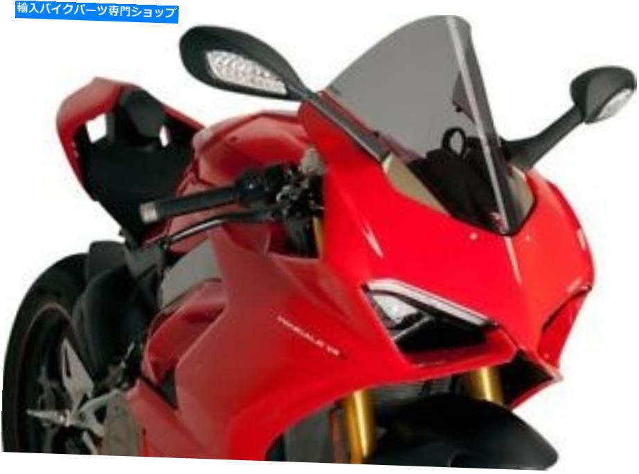 Windshield Puig 3mmレーシングフロントウィンドスクリーン暗い煙＃9690F Ducati Puig 3mm Racing Windscreen Dark Smoke #9690F Ducati【並行輸入品】