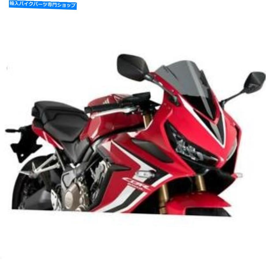 Windshield 2019年上への厚さ3mm厚さ3mm厚さ3568F PUIG Dark Smoke Racing Windscreen 3MM Thick for 2019-Up Honda CBR650R 3568F【並行輸入品】