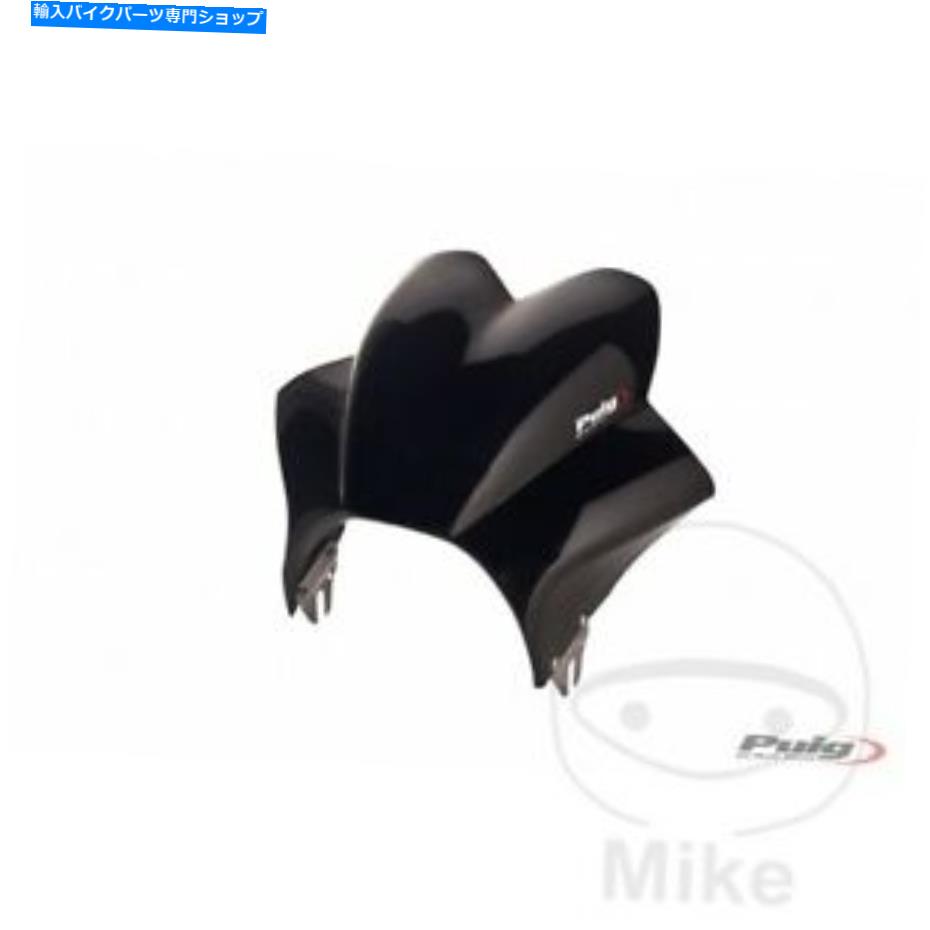 Windshield プイグブラックウェーブスクリーン/フロントガラスホンダCB 900 F Hornet 2002 PUIG Black Wave Screen / Windshield Honda CB 900 F Hornet 2002【並行輸入品】