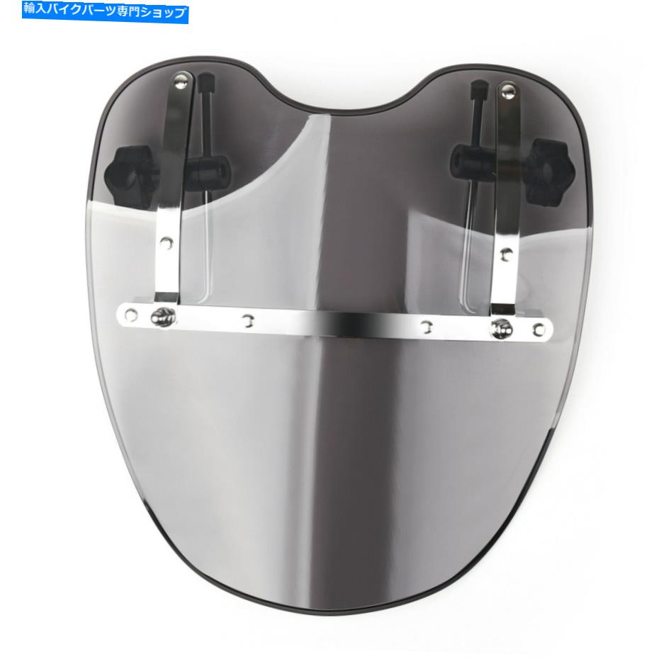 Windshield ホンダシャドウスピリットエアロリンベルデラックスVT VTXエースクルーザー Gray Windshield For Honda Shadow Spirit Aero Rebel Deluxe VT VTX ACE Cruisers US【並行輸入品】