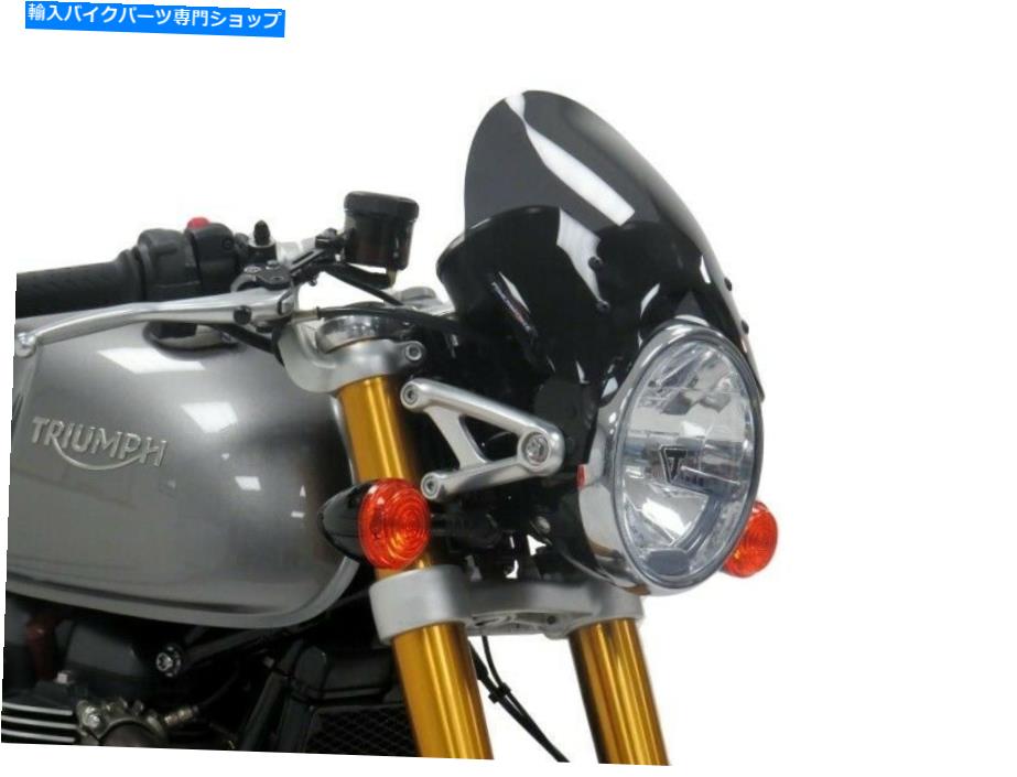 Windshield TRUSTON 1200 / THRUXTON R 16-20暗い煙WINDSHILDERS PowerBronze TRIUMPH THRUXTON 1200/THRUXTON R 16-20 DARK SMOKE WINDSHIELD POWERBRONZE【並行輸入品】