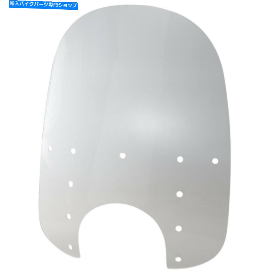Windshield メンフィスシェード脂肪ウインドシールド - 19 " - 9"ヘッドライトカットアウト(クリア)MEP3810 Memphis Shades Fats Windshield - 19" - 9" Headlight Cutout (Clear) MEP3810【並行輸入品】|Us Custom Parts Shop USDM