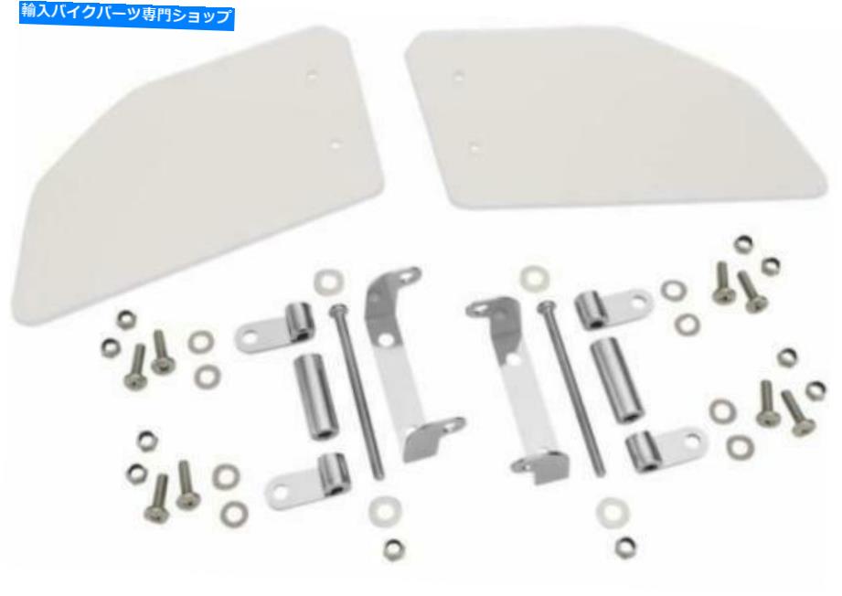 Windshield Chrome Air Defleattorsを表示上41-177 4 "x 7"ミラー2350-0416 Show Chrome Air Deflectors Upper 41-177 4" x 7" Above Mirror 2350-0416【並行輸入品】|Us Custom Parts Shop USDM