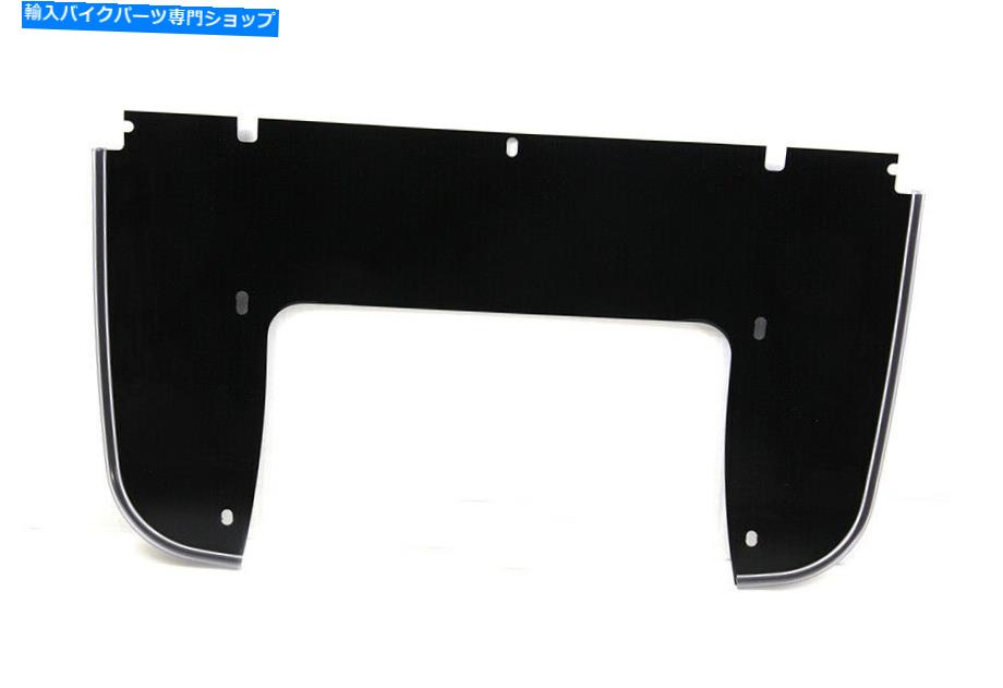 Windshield ビーズの下のフロントガラスブラックフィットハーレー - ダビッドソン Beaded Lower Windshield Black fits Harley-Davidson【並行輸入品】