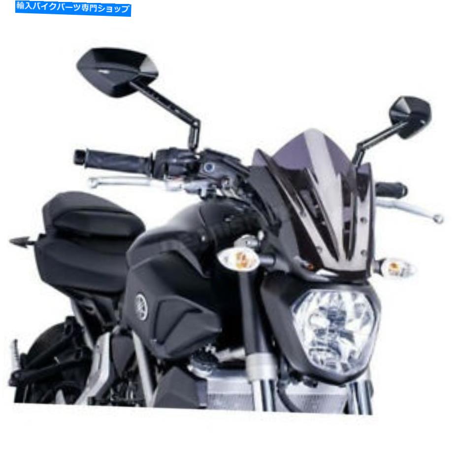 Windshield ピグハイテクパーツダークスモーク裸の新世代スポーツウィンドスクリーン - 7015F Puig Hi-Tech Parts Dark Smoke Naked New Generation Sport Windscreen - 7015F【並行輸入品】