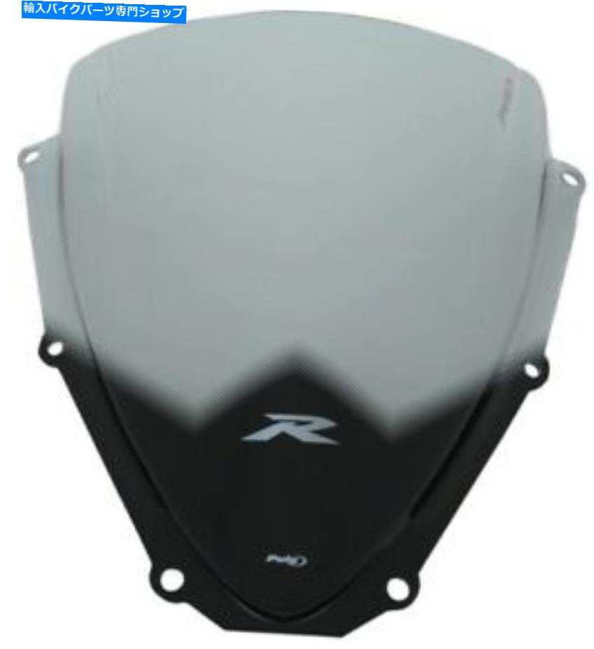 Windshield Puig 3mmレーシングフロントスケーンライトスモークフィットスズキGSX-R600 / GSX-R750 2006-2007 Puig 3mm Racing Windscreen Light Smoke fits Suzuki GSX-R600/GSX-R750 2006-2007【並行輸入品】