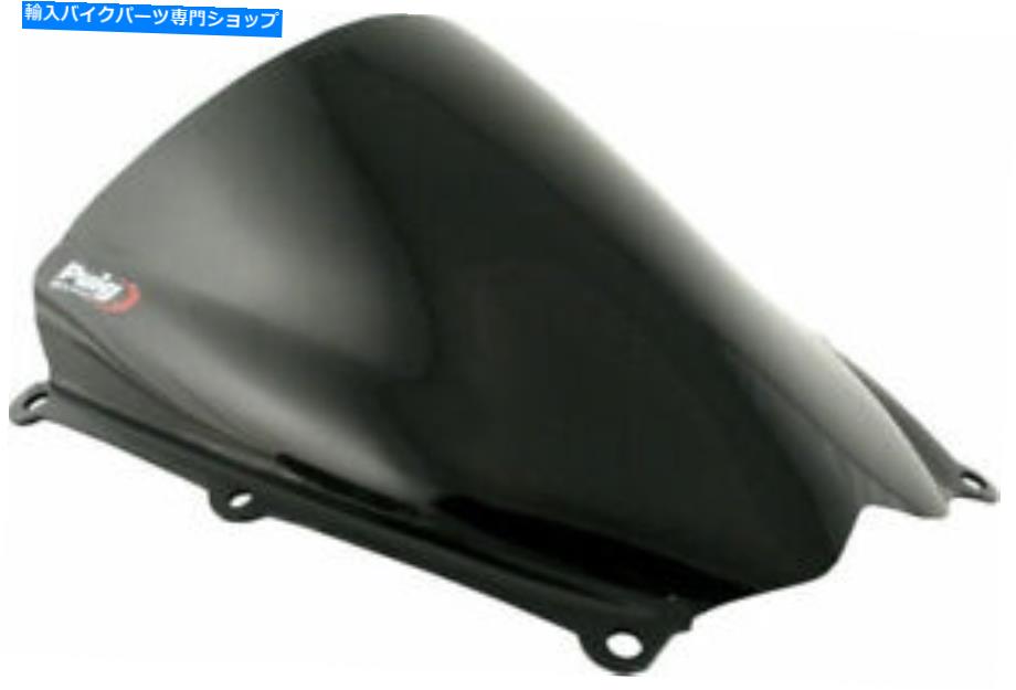 Windshield PUIG 4363Nレーシングフロントウィンドスクリーン、ブラック PUIG 4363N Racing Windscreen, Black【並行輸入品】