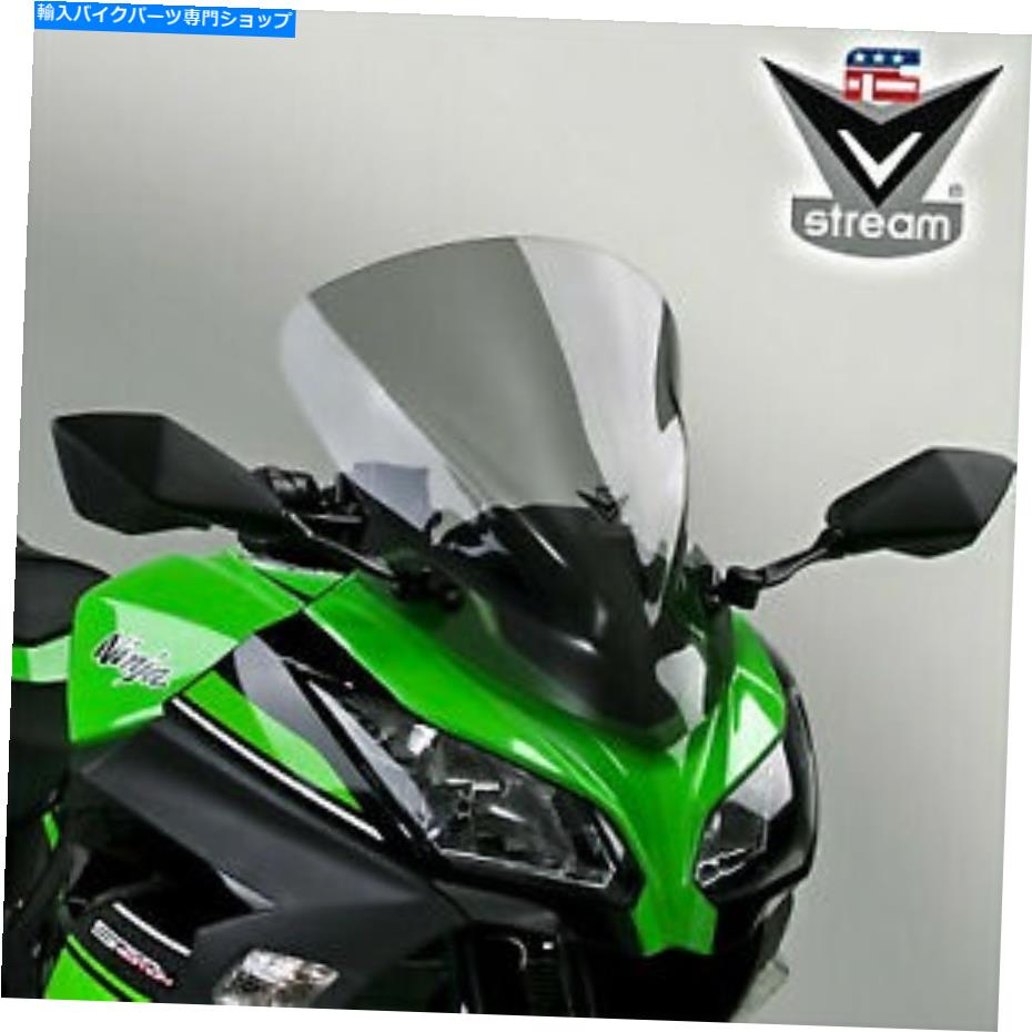 Windshield 通りのためのNC VSTREAM WINDSCREENS 17.13インチ。軽量煙FMRハードコーティング NC VStream Windscreens for Street 17.13 in. Light Smoke FMR Hardcoated【並行輸入品】
