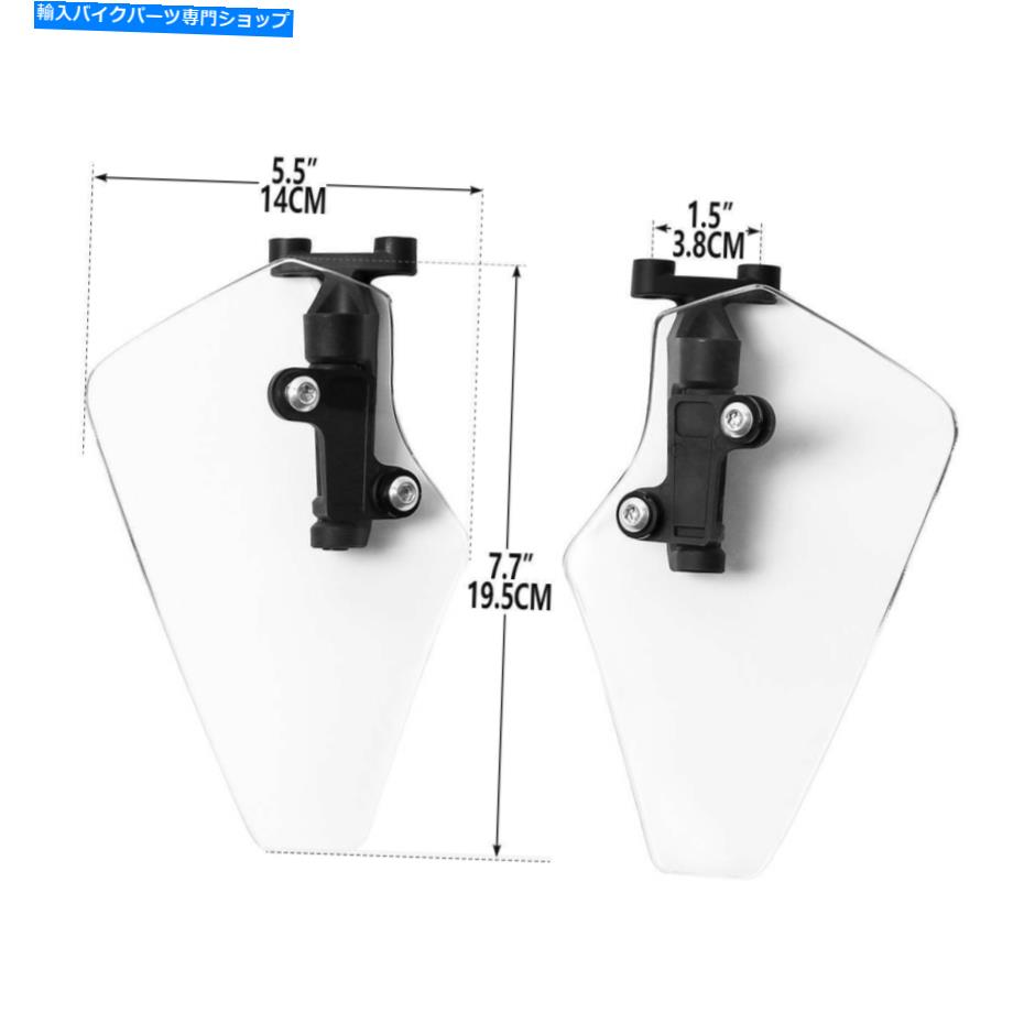 Windshield ホンダゴールドウィングGL1800 2018-2020 19のための透明な上空の偏向器の風の偏向器 Clear Upper Air Deflectors Wind Deflector For Honda Goldwing GL1800 2018-2020 19【並行輸入品】