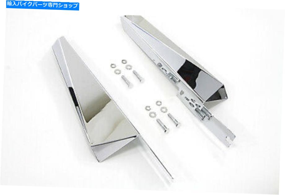 Windshield Chrome WindShield DeflectorセットはHarley-Davidsonにフィットします Chrome Windshield Deflector Set fits Harley-Davidson【並行輸入品】