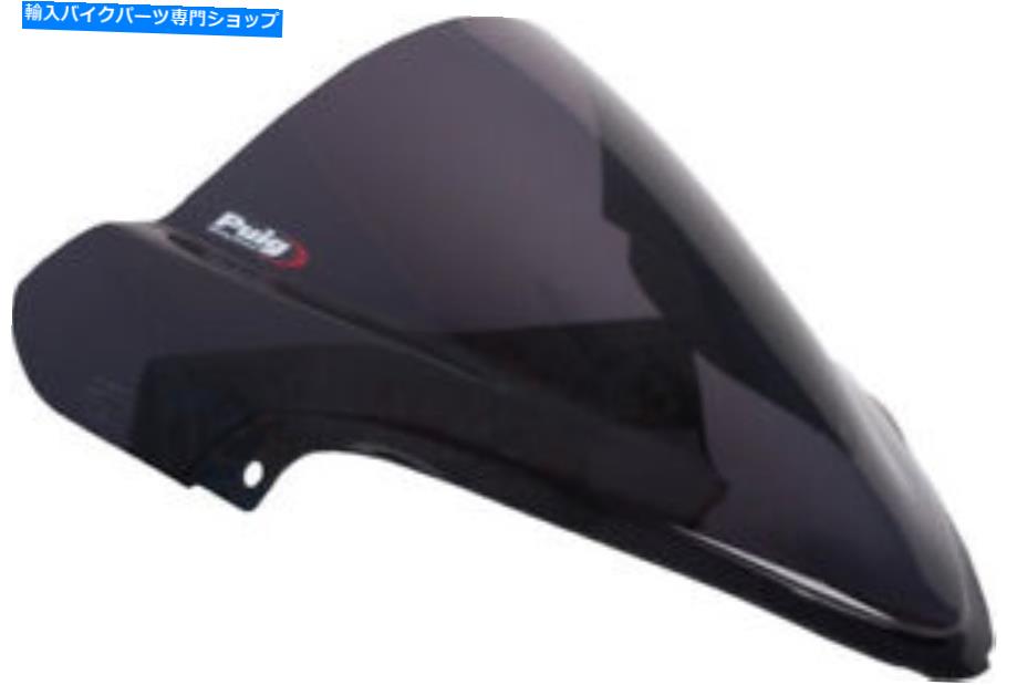 Windshield 2008-17鈴木GSX1300R早見 - ダークスモークのためのPuig Zレーシングフロントスクリーン Puig Z Racing Windscreen for 2008-17 Suzuki GSX1300R Hayabusa - Dark Smoke【並行輸入品】