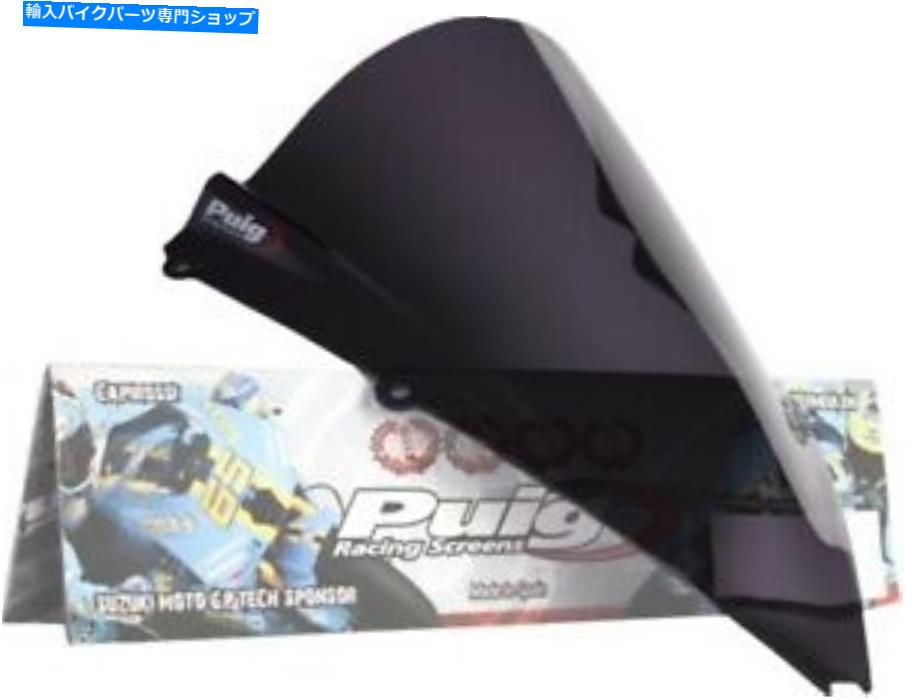 Windshield Puig Racing WindscreenダークスモークAprilia RS4 125 2012. Puig Racing Windscreen Dark Smoke Aprilia Rs4 125 2012【並行輸入品】